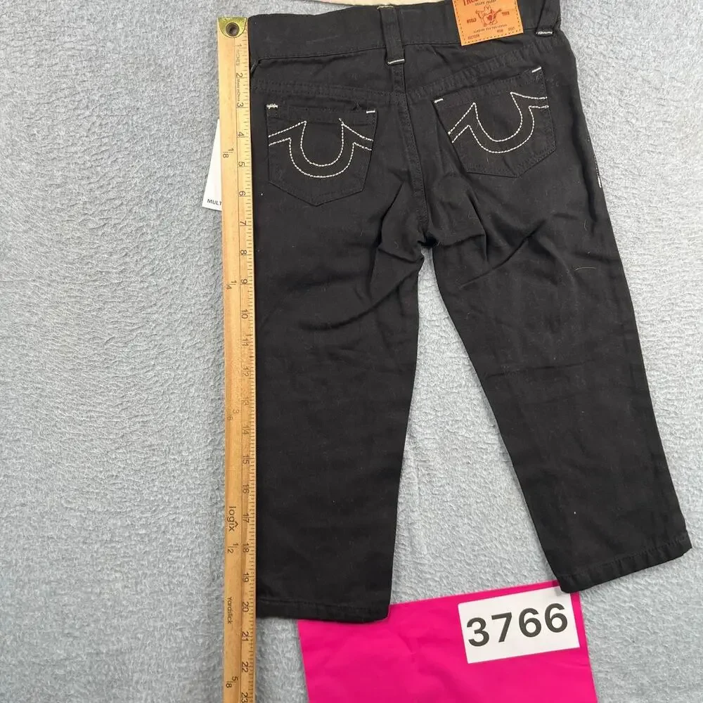 True Reliogion Kids 2 Piece 3T long Sleeve Button Up Black Pants New NWT